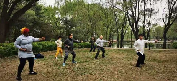 Tai Chi by the lake