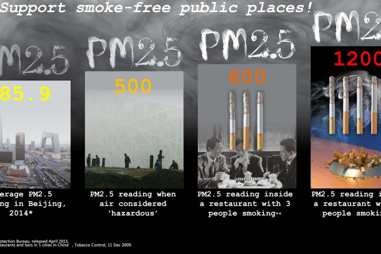 How Much Worse is a Roomful of Smokers Than Beijing&#039;s Bad Air? Check this WHO Graphic to See