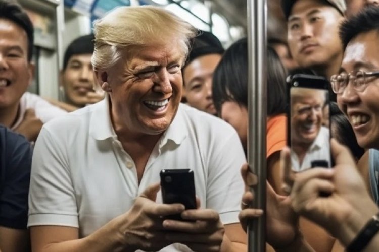 Trump Spotted Scarfing Down Bucket of KFC New Orleans Chicken Wings in Downtown Beijing 