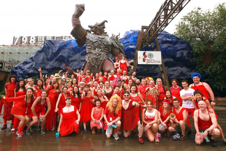 Beijing HHH Annual Red Dress Charity Run, May 10