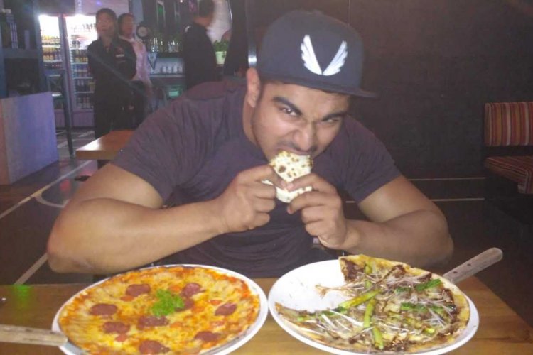 Pizza my Mind: Bodybuilder Ankit Nayal