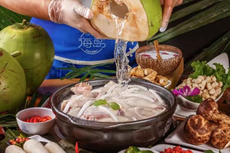 Local Gem: Take a Tropical Vacation With This Hainan Coconut Chicken Hot Pot