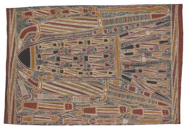 Australia&#039;s Great Aboriginal Bark Art Now on Show at the National Museum of China