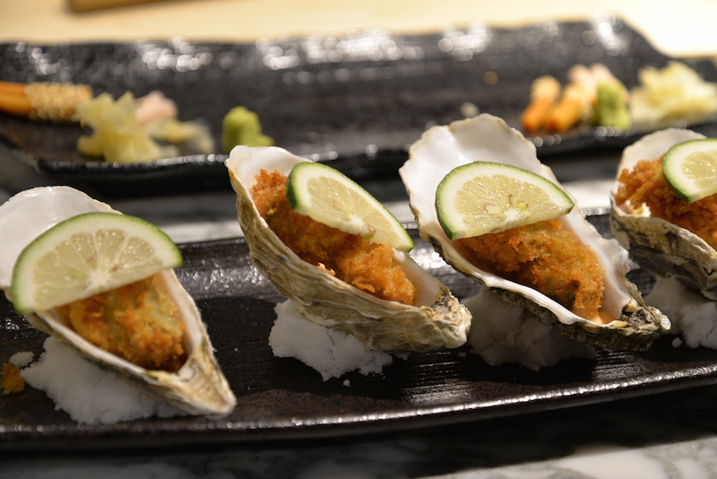 DP Fried Oysters and Tasty Sushi at New Courtyard 4 Japanese Joint Omy Will Leave You Saying &quot;Oh My!&quot;