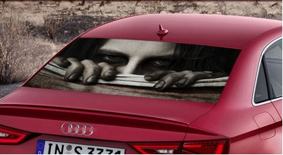 Five Spooky Taobao Rear Window Stickers to Help You Horrify Beijing&#039;s Drivers 