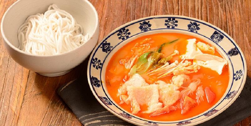 Hearty, Sour, and Spicy Yunnan Rice Noodle Soup at Daoxiaoman