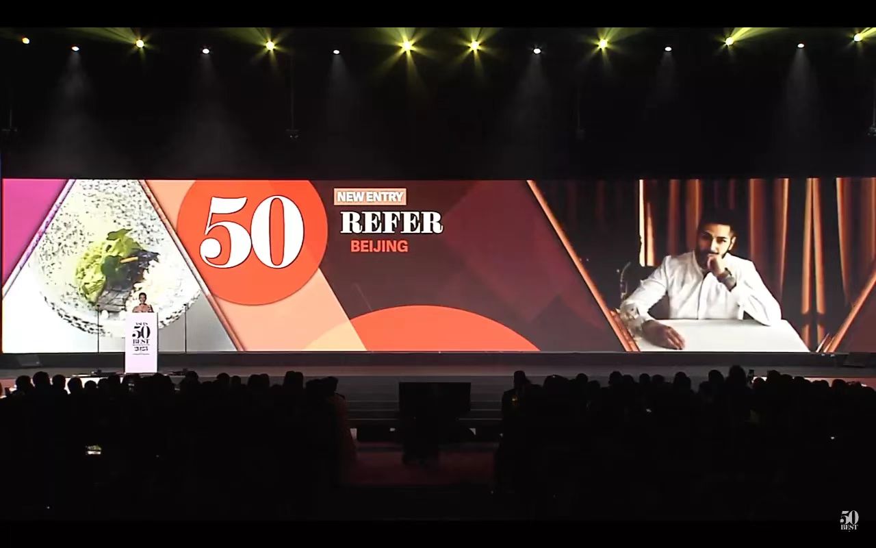 Refer Becomes First Beijing Restaurant to Make Asia’s Best 50 Restaurant List